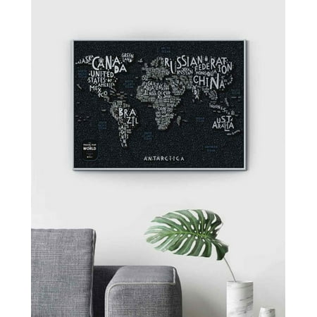 

1DEA.me World Travel Map Letters Edition / Each