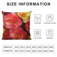 thumbnail image 6 of Nawypu  Throw Pillow Cover 2pcs - Begonia Flower Red Yellow Traffic Light Plant, 6 of 6