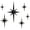 black, variant on 6-Pack Large Octagonal Star Wall Hangings – Paper Christmas Decorations, Multi-Size 3D Scandinavian Stars for Holiday Walls & Gift Accent