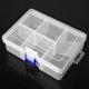 thumbnail image 4 of Caja de plástico ajustable con 6 ranuras, caja de almacenamiento para pendientes, organizador de joyas, 4 of 8