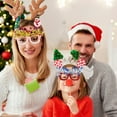 thumbnail image 2 of 6 pares de gafas de fiesta con purpurina, gafas divertidas, gafas decorativas, decoraciones para fiestas de Navidad, 2 of 8
