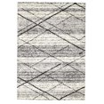 thumbnail image 1 of Erbanica 8'x10' Modern White Anthracite Grey Cross Lines Soft Rug, 1 of 4