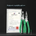 thumbnail image 7 of LAOA Electrician Pliers Needle Nose Pliers Wire Stripping Pliers Eire Cutting/Stripping/Crimping/Pulling/Clamping in One,5 in 1 Professional Type Pliers, 7 of 7