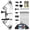 BLANK, variant on P2.Lightweight Compound Bow Package for Youth, Adults, Beginners & Women,22.5"-30" Draw Length,10-50 Lbs Draw Weight,290fps,Practice and Hunting Bow Archery Set