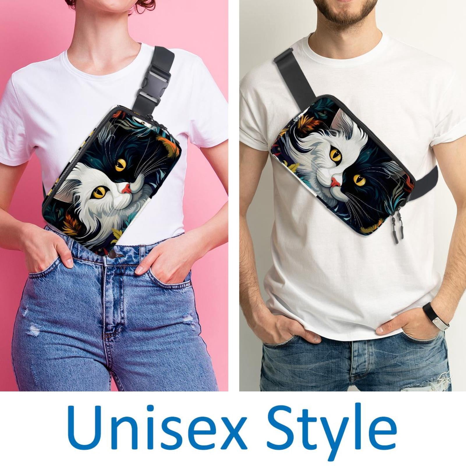 Cats Waist Pack Running Belt Fanny Packs Lightweight Adjustable with Extension Strap Unisex
