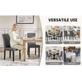 thumbnail image 5 of Yaheetech 4pcs Dining Room Chairs High Back Padded Kitchen Chairs, Gray, 5 of 8