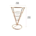 thumbnail image 4 of Sinyiin Cone Chicken Display Rack Wire Stands for Kitchen French Fry Stand Fry Holder, 4 of 9