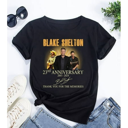 

Blake Shelton 33rd Anniversary Shirt Signature Blake Shelton 90s Vintage Tee Country Blake Shelton 2024 Tour Shirt Blake Shelton Fan Gift