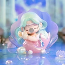 Fantasy Museum Series 3D Collectible Figure - Mermaid in Seashell (Confirmed Edition No Blind Box) - Anime-Style PVC Statue with Display Base - Rare Character Guaranteed