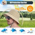 thumbnail image 2 of AYAMAYA Waterproof Safari Hats, Lightweight Wide Brimmed Sun Protection Boonie Cap, Packable Bucket Hat, Explorer Jungle Bush Bucket Hat for Outdoor Hiking Fishing, 2 of 9