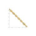 thumbnail image 2 of Gem & Harmony 14K Yellow Gold Polished Charm Butterfly Bracelet (7.00 inches) for Women, 2 of 5