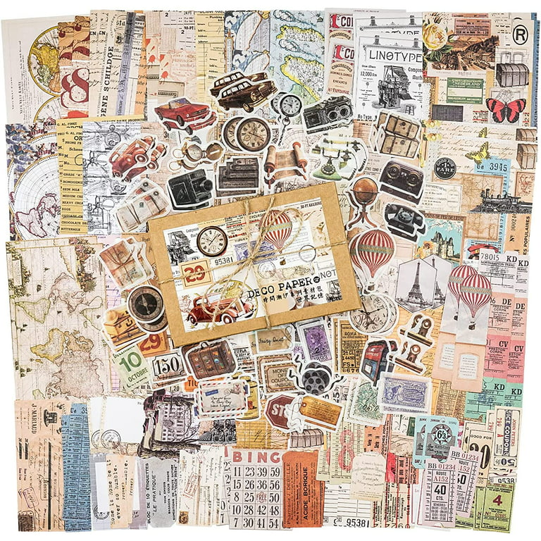 Vintage Newspaper for Junk Journal: A Old Newspaper Themed Collection of  Authentic Ephemera for Junk Journals, Scrapbooking, Card Making, Collage