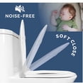 thumbnail image 5 of Auktopt Round Toilet Seat with Built in Toddler Potty Training Toilet Seat, Soft Close, Easy to Install, White, 5 of 6