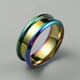 thumbnail image 1 of 304 Stainless Steel Grooved Finger Ring Settings Ring Core Blank for Inlay Ring Jewelry Making Rainbow Color Inner Diameter: 20mm, 1 of 2