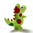 thumbnail image 2 of 5 pc PVC Plastic Big Pendants Dinosaur Charm Lime 52x51x20.5mm Hole: 3mm, 2 of 3