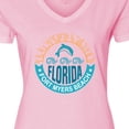 thumbnail image 4 of Inktastic Fort Myers Beach Florida Vacation Women's V-Neck T-Shirt, 4 of 5