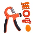 thumbnail image 4 of S SERENABLE Renforceur de Prise Main Exerciseur pour Doigts pour Escalade sur Roche Hommes Femmes Baseball Orange, 4 of 8