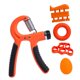 thumbnail image 4 of Fortalecedor de agarre de mano y ejercitador de dedos para escalada en roca, hombres y mujeres, béisbol. Naranja, 4 of 8