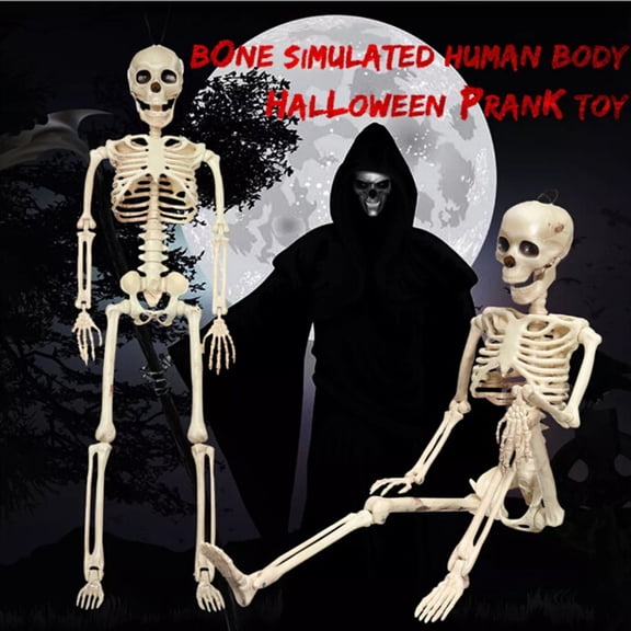 Novelty Funny Toy Human Prop Halloween Scary Figurine Unique Ossature Party Decoration