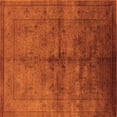 thumbnail image 1 of Ahgly Company Indoor Square Oriental Orange Industrial Area Rugs, 8' Square, 1 of 4