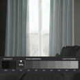 thumbnail image 2 of Half Price Drapes Aquarius Blue Heritage Plush Velvet Room Darkening Curtains (1 Panel), 50W X 96L, 2 of 12