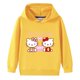 thumbnail image 3 of Hello Kitty nueva primavera otoño suéter con capucha de algodón para niños niñas moda pulóver Tops niños bebé Casual sudaderas deportivas, 3 of 5