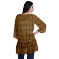 thumbnail image 4 of Moomaya Viscose Georgette Printed Short Shrug Long Sleeves Cardigans For Women, 4 of 5