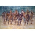 thumbnail image 2 of Tonov, Valtcho 18x13 White Modern Wood Framed Museum Art Print Titled - Final Sprint, 2 of 4
