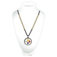 thumbnail image 1 of Pittsburgh Steelers Perles Mardi Gras avec Médaillon, 1 of 1