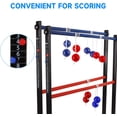 thumbnail image 6 of GSE Games & Sports Expert Quality Metal Ladder Ball Toss Game Set with Ladder Ball Bolas & Carrying Case for BBQ, Tailgating, Camping, Beach, Backyard Gatherings, 6 of 6