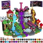 Gryxpox 200 Pcs Magnetic Blocks - Stacking Magnetic Building Cubes, School STEM Toys Birthday Gifts for Boys and Girls Age 3+ Years Old