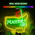 thumbnail image 6 of UPONRAY Masters Neon Signs, 15.7"*15.7" Dimmable & USB-Powered LED Neon Light, Stylish Wall Decor for Bedroom, Party, Game Room, Man Cave, Bar, 6 of 10