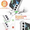thumbnail image 2 of Space Dinosaurs Case for Samsung Galaxy S22,Aesthetic Art Design Pattern Soft TPU Bumper Case Cover, 2 of 5
