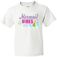 thumbnail image 3 of Inktastic Mermaid Vibes with Tail and Seashell Youth T-Shirt, 3 of 5