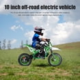 thumbnail image 4 of 36V Electric Dirt Bike,350W Electric Motorcycle - Up to 15.5MPH & 13.7 Miles Long-Range,3-Speed Modes Motorcycle for Kids Ages 5-15,Electric Motocross Off-Road Bike Mini Dirt Bike Green, 4 of 9