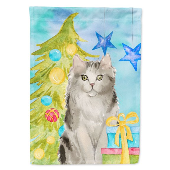Ragamuffin Christmas Presents Flag Canvas House Size