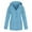Sky Blue, variant on Jacenvly Rain Coat for Women Waterproof Windproof Drawstring Hooded Pocket Womens Fall Jackets Lightweight Warm Fashionable Casual Coats Hiking Mountain Ski Outdoor Sports Jacket
