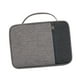 thumbnail image 2 of Funda para libro, bolsa protectora para Biblia con bolsillo con cremallera, multifuncional e informal. Gris, 2 of 9