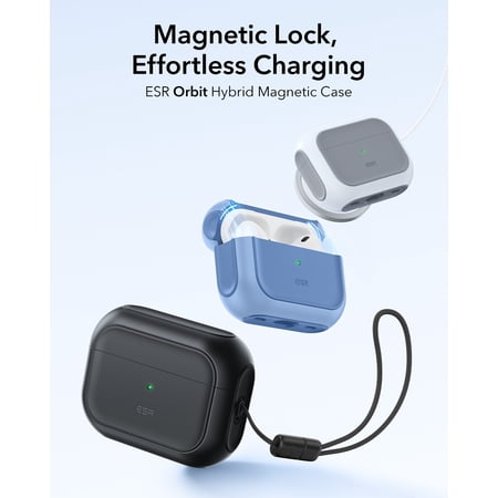 ESR AirPods 第4世代 AirPods Pro3/2 ケース カバー MagSafe対応 AirPods Pro 第3世代/第2世代/第1世代 HaloLock付き 強力な落下防止
