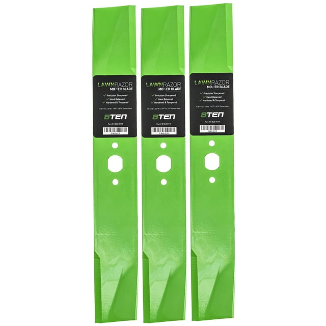 LawnRAZOR Lame de Levage Moyenne pour Toro 42 Pouces 100776 Lot de 3 810-CBL2337D