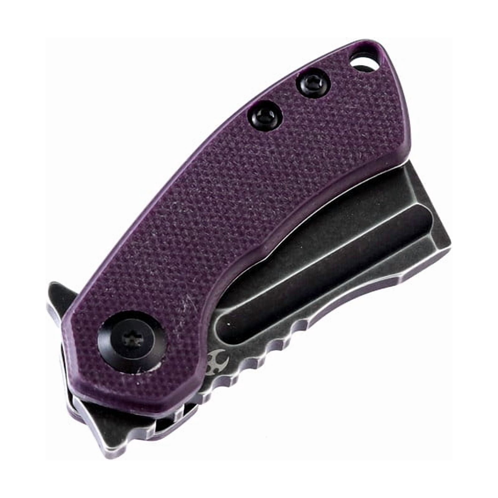 Kansept Mini Korvid Folding Pocket Knife 1.45'' 154CM Blade,Purple G10 Handle,T3030A3