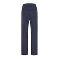 thumbnail image 5 of Lixiuxyad Baggy Wide Leg Pants High Waist Yoga Pants For Women Solid Color Capri Leggings Stretchy Fitness Sports Cropped Tights Blue, 5 of 6