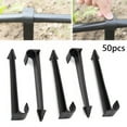 thumbnail image 1 of 50x Dn16 C-Type Ground Stakes For Pe Pipe Drip Irrigation Hose Tube Holder, 1 of 12