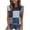 Navy, variant on Women's Tropical Graphic Sleeveless Top, Crew Neck Cap Sleeve Casual Summer Blouse Hawaiian Vacation Floral Tank, S-3XL
