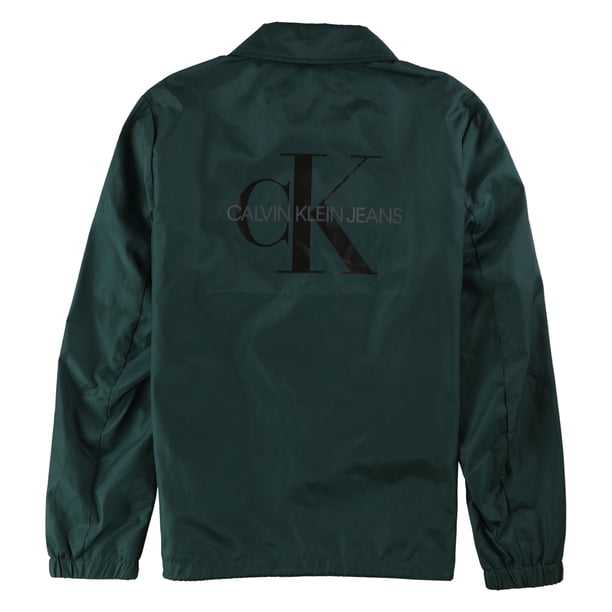 Chaqueta Calvin Klein Monograma de Junio para Hombre Verde Pequeña