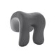 thumbnail image 2 of Cojín cervical con memoria para silla de oficina, almohada para el almuerzo desmontable, almohada de espuma viscoelástica lavable, almohada multiusos Gris oscuro y claro, 2 of 8