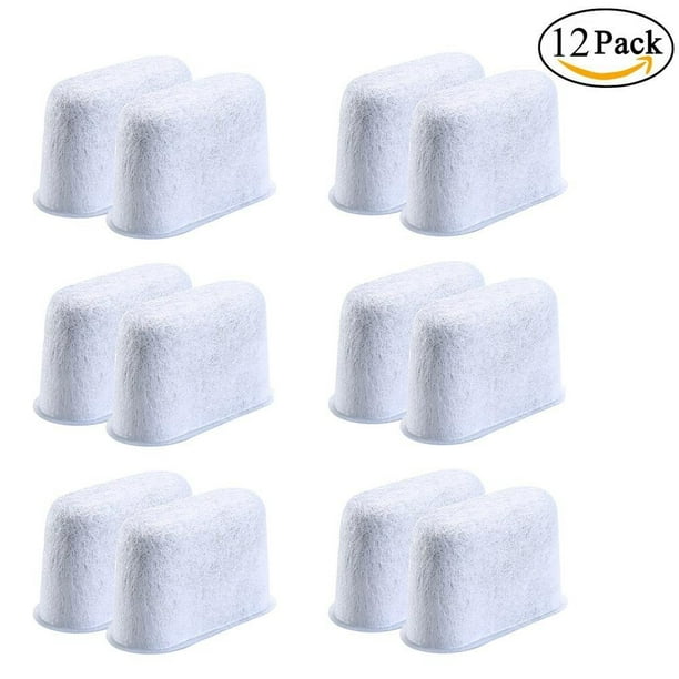 12Pack Replacement Charcoal Water Filters for Coffee Machines