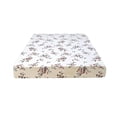 thumbnail image 2 of AuroraX King Size Bed Sheets White Fitted Sheets Cooling,Sold Separately Floral Patterned Deep Pockets Double Bed Sheet for Summer, 2 of 6