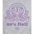 thumbnail image 3 of Polly Pocket - 90S Doll Polly Pocket - Men's Crew Fleece Sweatshirt, 3 of 5