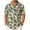 Yellow, variant on ZVNAΖH Men's Tropical Palm Tree Print Hawaiian Shirt, Short Sleeve Collared Button Down Top for Summer Vacation & Beach